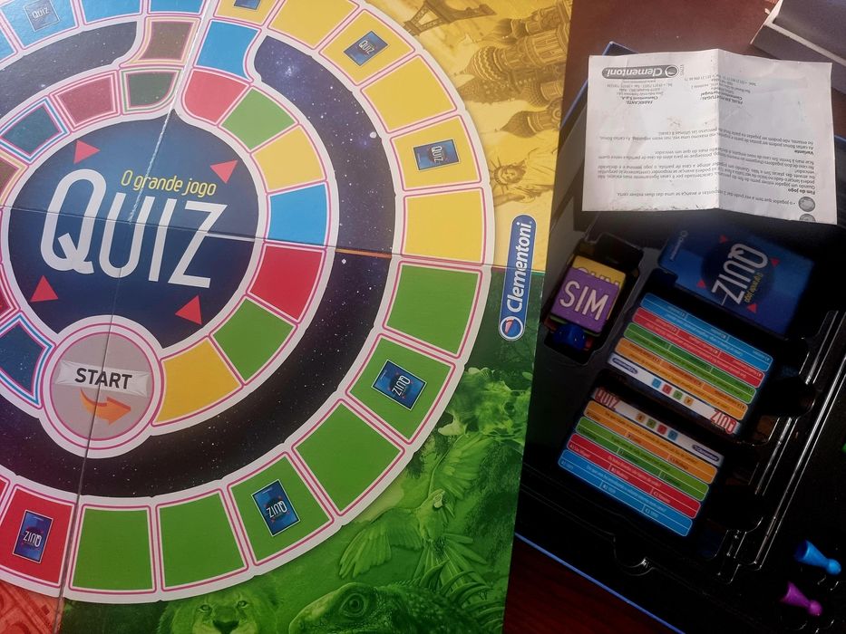 Jogo de tabuleiro- "O grande jogo quiz"