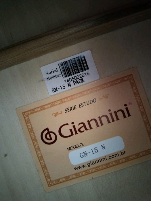 Guitarra Clássica Guiannini GN-15N