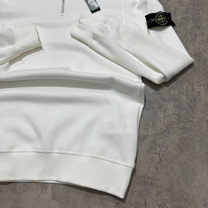 Біла чоловіча zip-ка STONE ISLAND