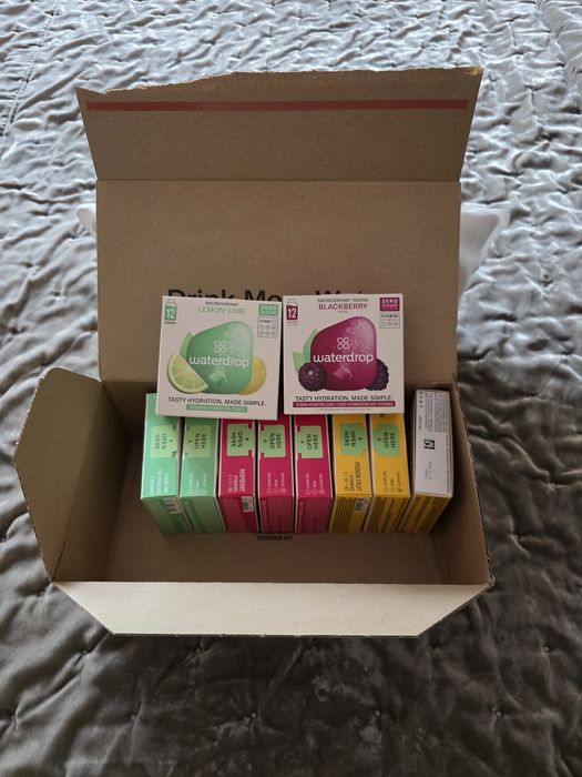 Waterdrop różne smaki 8 opakowań