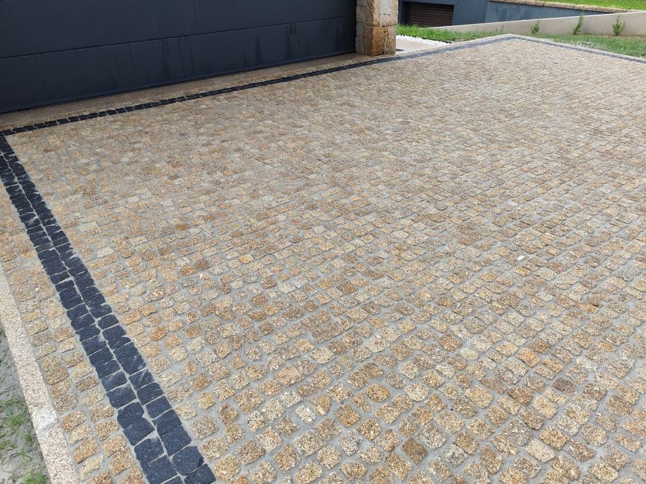 Pavimento em calçada natural