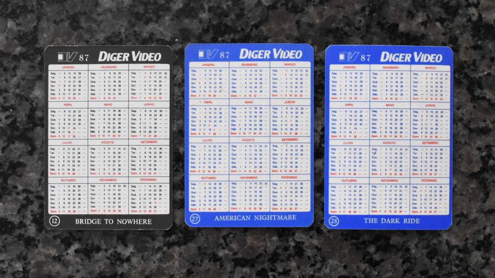 Lote de 26 antigos calendários – Tema: Cinema & Filmes