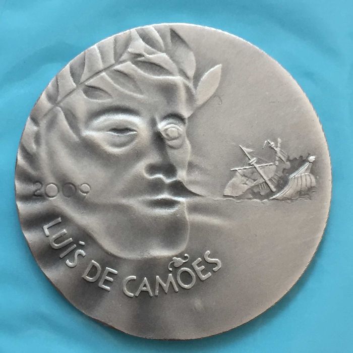 medalha LUIS DE CAMÕES prata