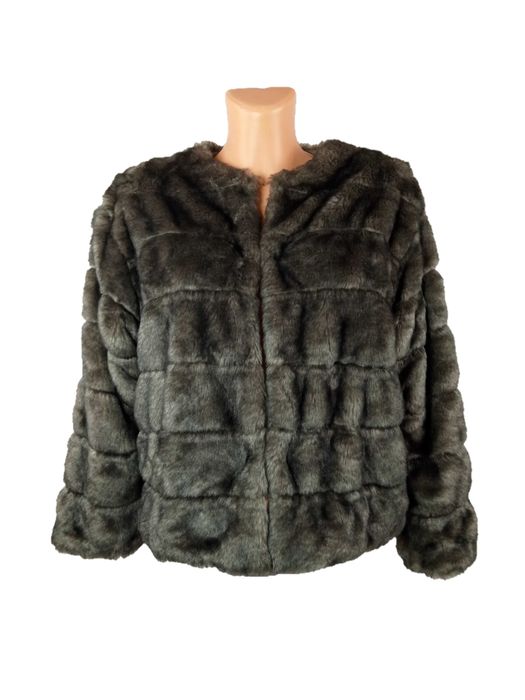 Futro futerko szare ZARA