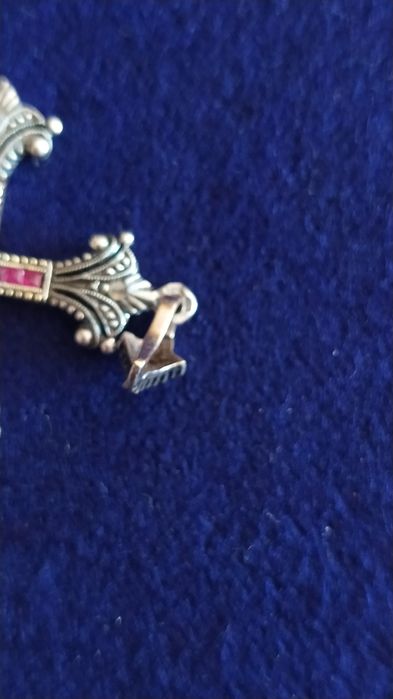 Peças de prata com ouro