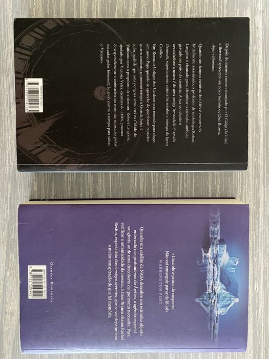 Livros Dan Brown Anjos e Demónios / A Conspiração