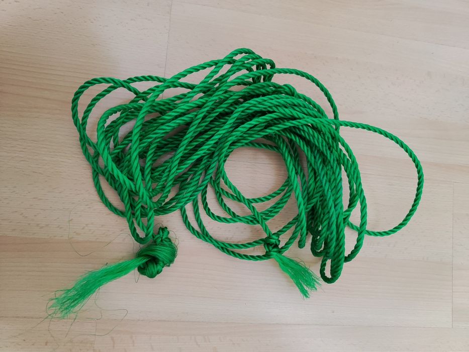 Sznur zielony pleciony