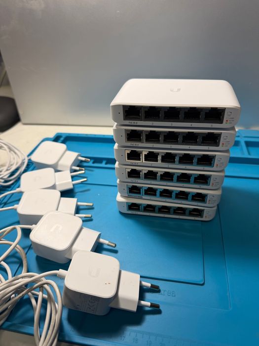 Zestaw 6x UniFi Flex Mini Switch 5 portowy