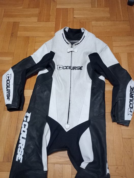 Kombinezon motocyklowy  skórzany COURSE jednoczęściowy