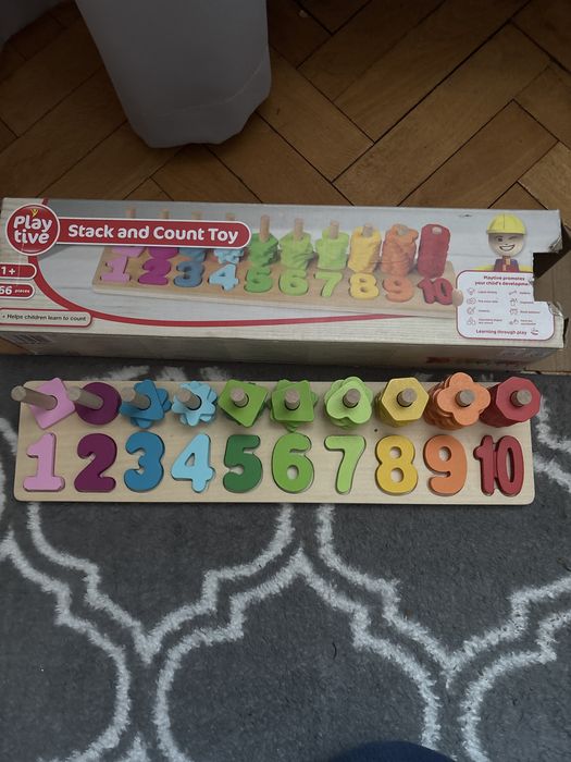 Play tive drewniane cyfry