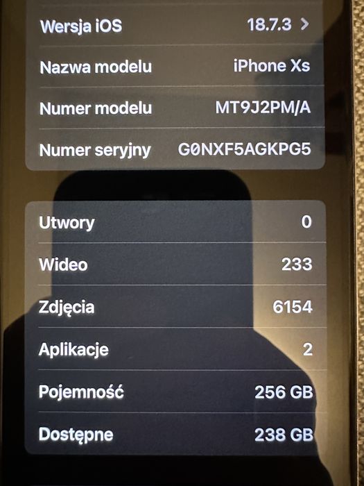 iPhone  XS  256 GB