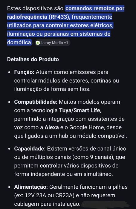 Comandos para controlo como assistente de voz alexa google home