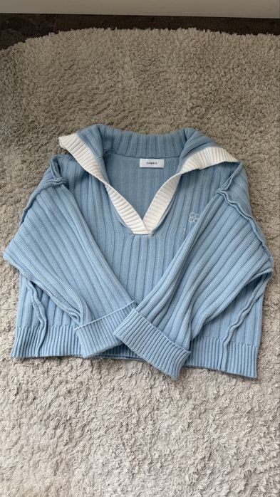 Светр CHER’17 блакитний, стан нового