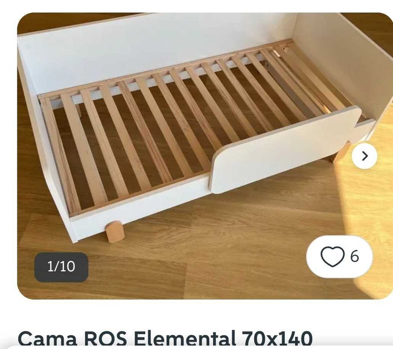 Cama Criança ROS Elemental branca