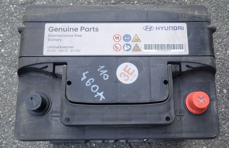 Akumulator Samochodowy 12V 62Ah 540A Hyundai