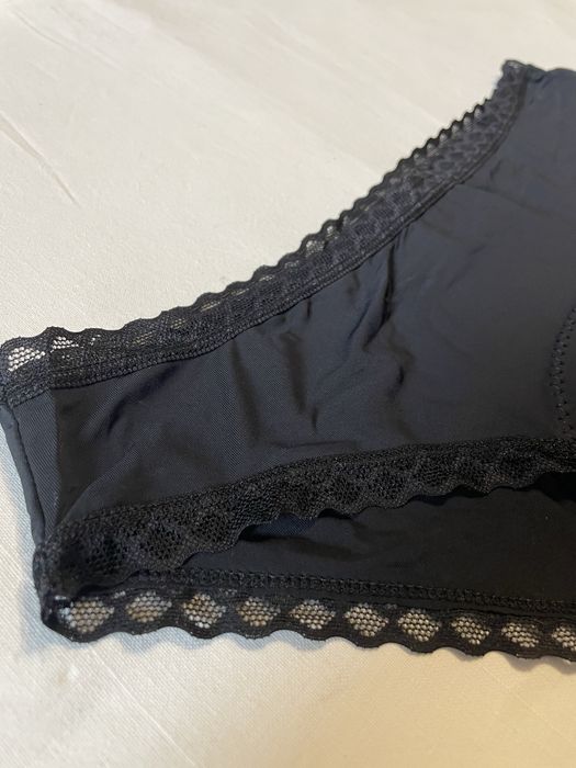 2 szt majtek menstruacyjnych Czarny z bawełny