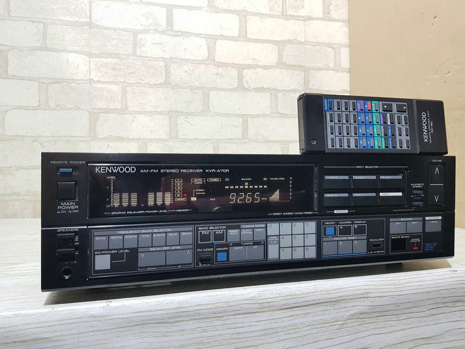 Пульт!FM/AM Стерео ресивер Kenwood KVR-A70 2х73Вт  б/у з  Німеччини