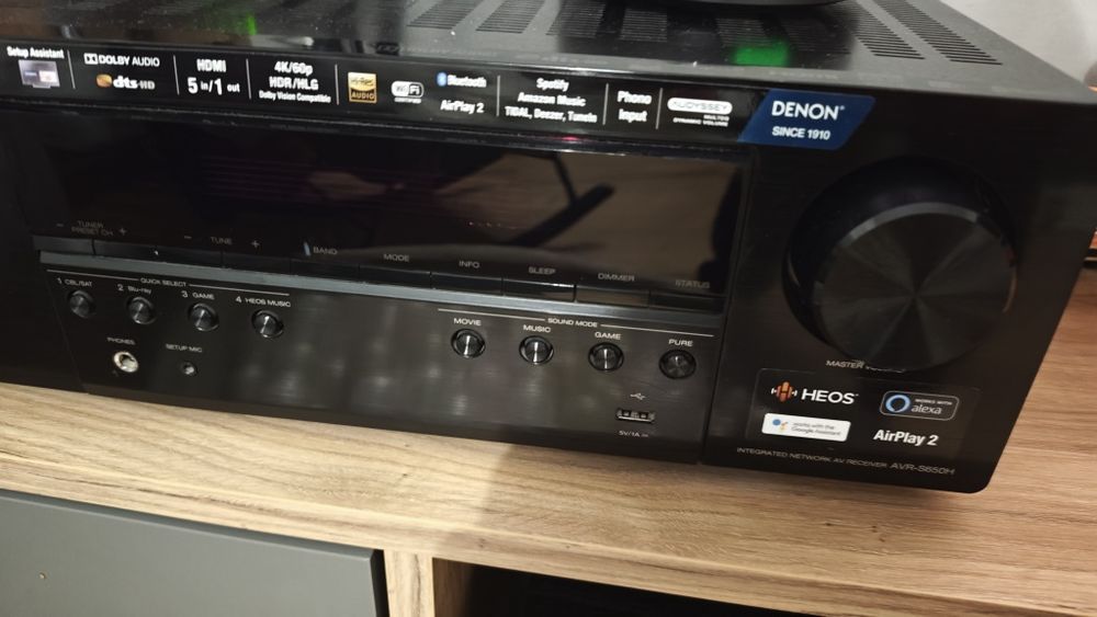 Amplituner Denon S650h + Głośniki 5.1 Wilson Viper + Sub Wilson 9