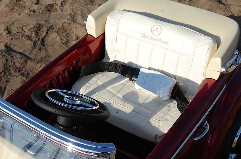 BAWIBUS.PL Auto samochód na akumulator Mercedes Benz 300S retro pojazd