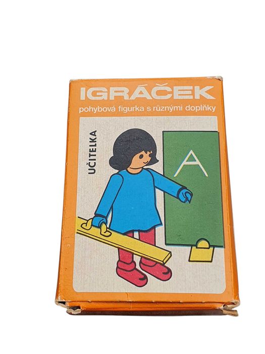 Stara zabawka figurka nauczycielki IGRÁČEK 1992 IGRA Czechosłowacja