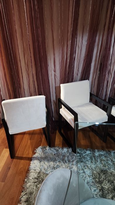 Cadeira jantar em lacado preto mate [3 cores]