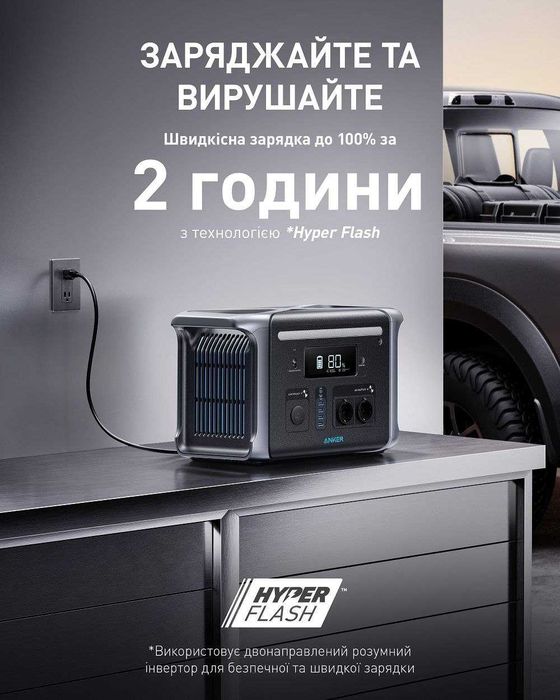 Зарядна станція ANKER SOLIX C1000X 1056Вт, потужність 1800Вт (2400Max)
