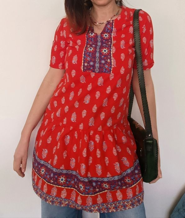 Etno boho sukienka/tunika rozm.38 Promod