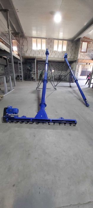 Винтовой конвейер, шнековый погрузчик, транспортер зерна, 108х8х380