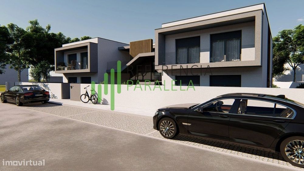 Apartamento T1 Moderno com Logradouro e Garagem em Vila Nova de Anh...