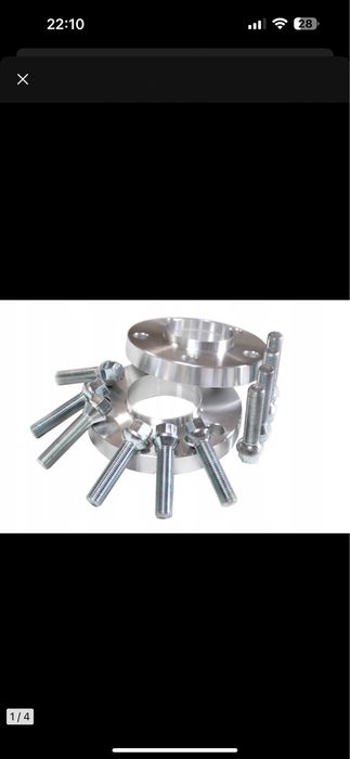 Dystanse 5x112 15mm 66.6 + śruby BMW g20 g80