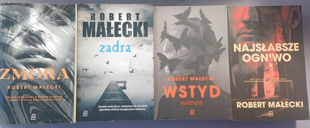 Sprzedam 4 książki Roberta Małeckiego
