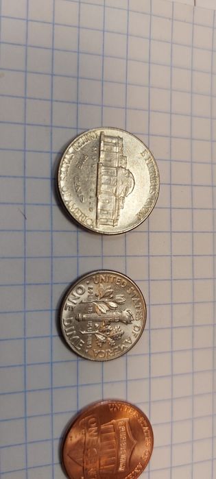 4 monety USA cent amerykański coins  każda inna