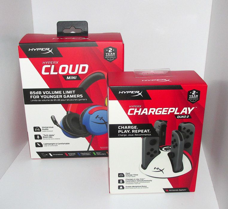 HyperX Cloud Mini + HyperX ChargerPlay Quad2