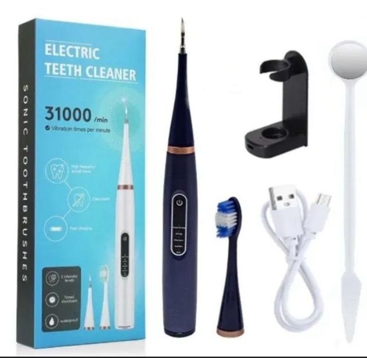 Escova de dentes elétrica e limpeza