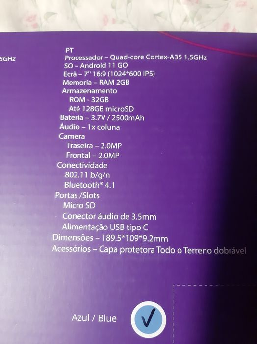 Tablet para criança