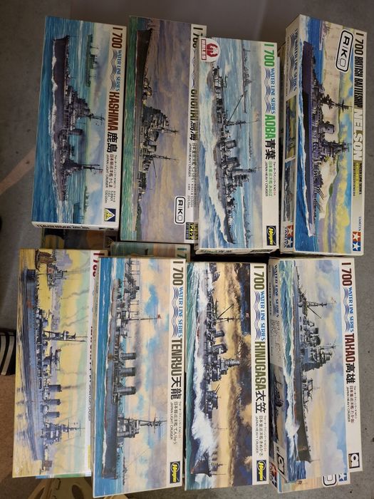 Kits vintage novos navios guerra segunda guerra japoneses fujimi etc