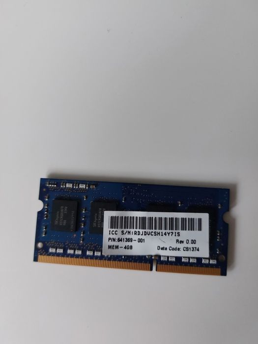 2 x Pamięć RAM 4gb Goodram i SK hynix laptop