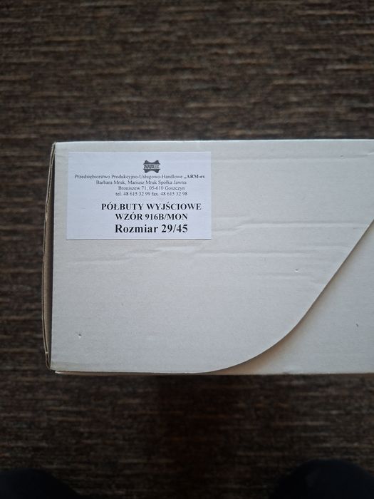 Półbuty wyjściowe MON