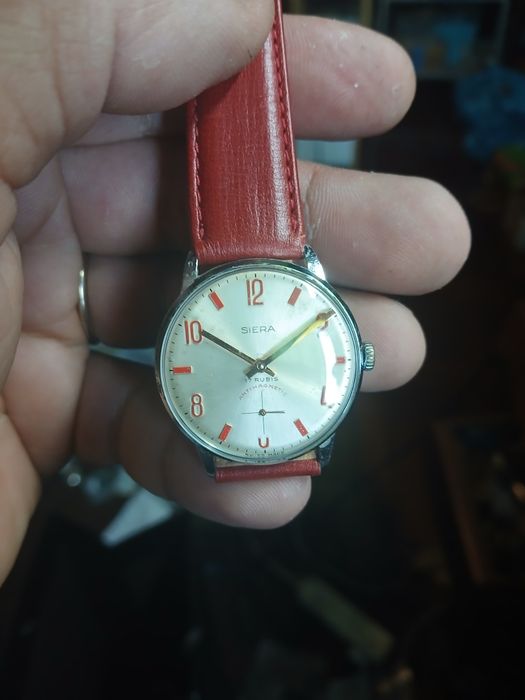 Relogio mecanico vintage marca sierra