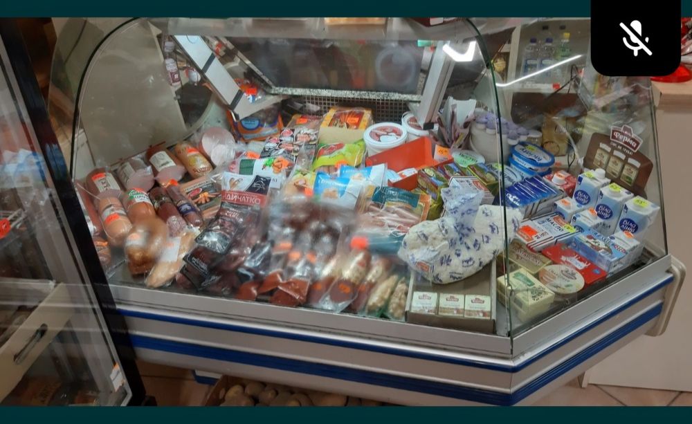 Холодильна вітрина кутова, холодильник