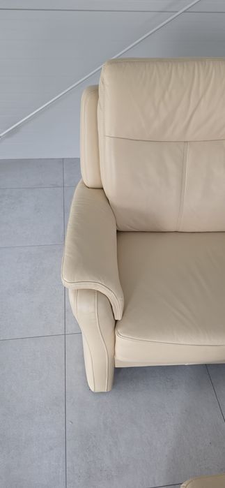 Kanapa,sofa skórzana jasna