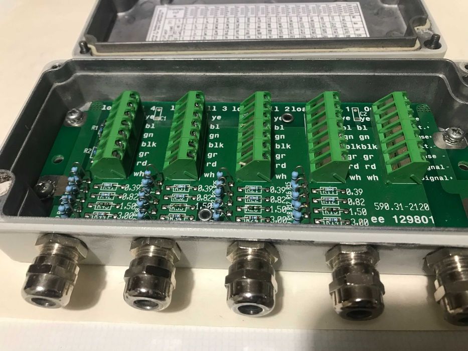 Клемная коробка H B M VKK 1 - 4, тензодатчики для весовой