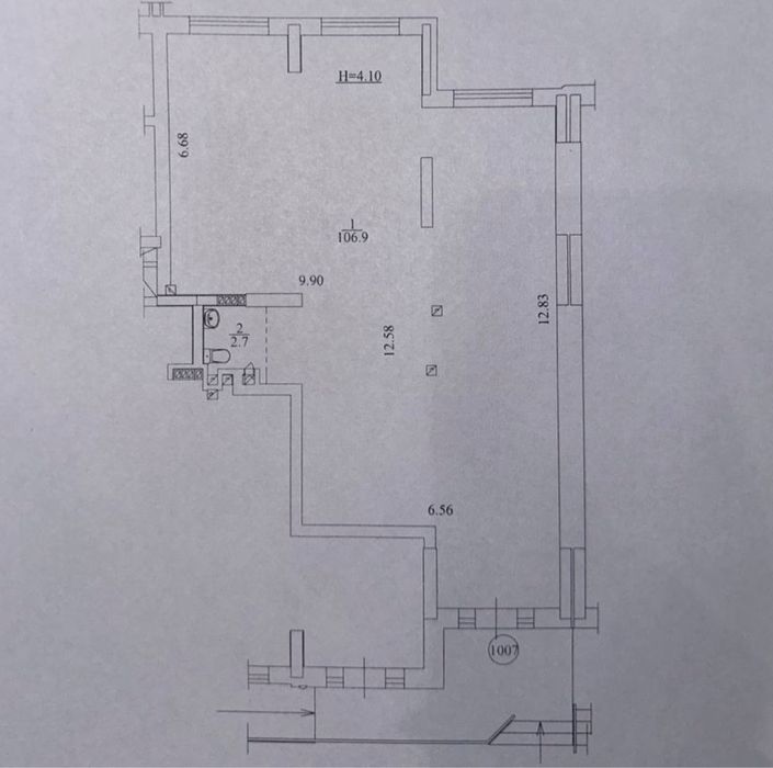 Оренда фасадного приміщення в ЖК Гранд Бурже. Перший поверх