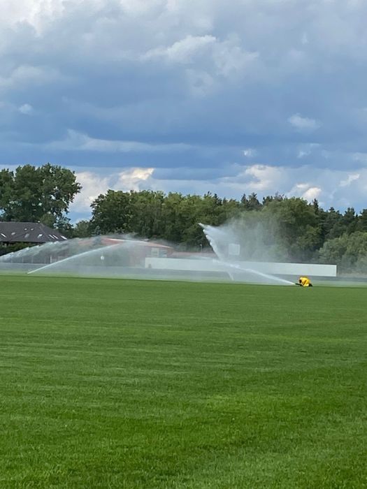 Trawnik w rolce trawa z rolki