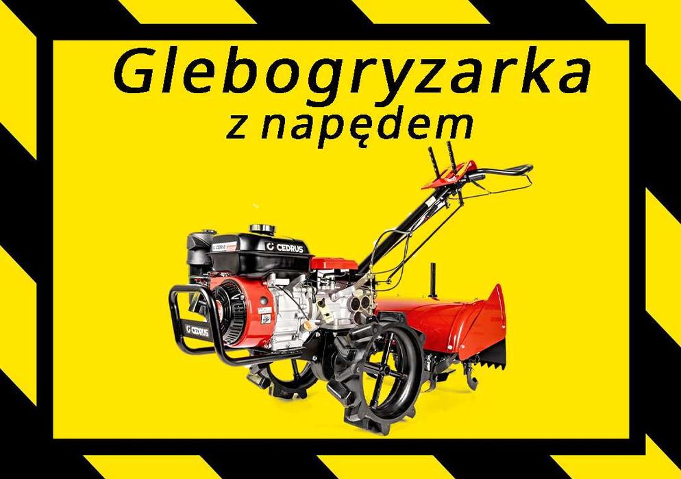 Glebogryzarka spalinowa z napędem dowóz mocna duża Akuku Wypożyczalnia