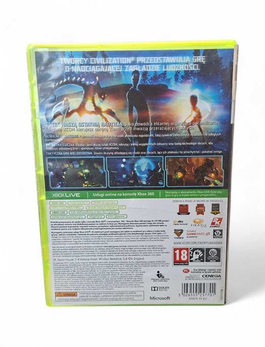 Gra XCOM Enemy Unknown Xbox 360