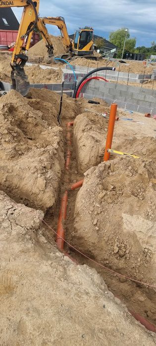 Usługi koparką 2,7t,PRACE ZIEMNE!usługi Minikoparka Koparko ładowarka