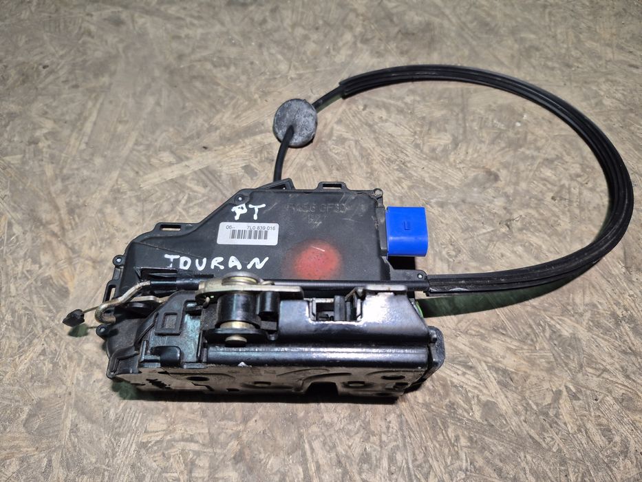Oryginalny zamek prawy tył vw touran linka 7pin altea