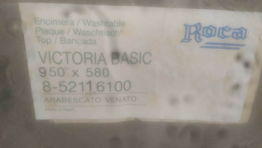 ROCA Victoria Basic Marble Vanity Top64861768662659123
