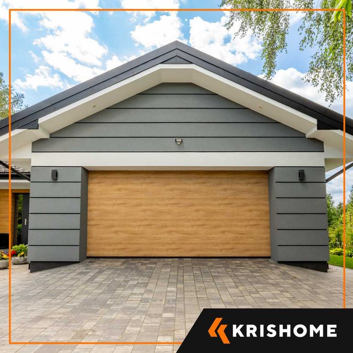 Brama garażowa segmentowa przemysłowa KRISHOME